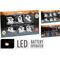 Διακοσμητικά αυτοκόλλητα Halloween με φωτάκι LED  σετ 6pcs