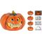 Κολοκύθα Halloween με φως LED 12x9cm