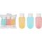 Σετ 3τμχ μπουκαλάκια ταξιδίου πολύχρωμα 60ml