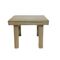 Ξύλινο σκαμπό τετράγωνο σε μπεζ χρώμα 28x25x35cm