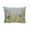 Μαξιλάρι ορθογώνιο με φλοράλ σχέδιο 35x12x45cm