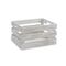 GiftDecor Διακοσμητικό ξύλινο καφάσι σε ξεβαμένο λευκό χρώμα 26x16x13cm